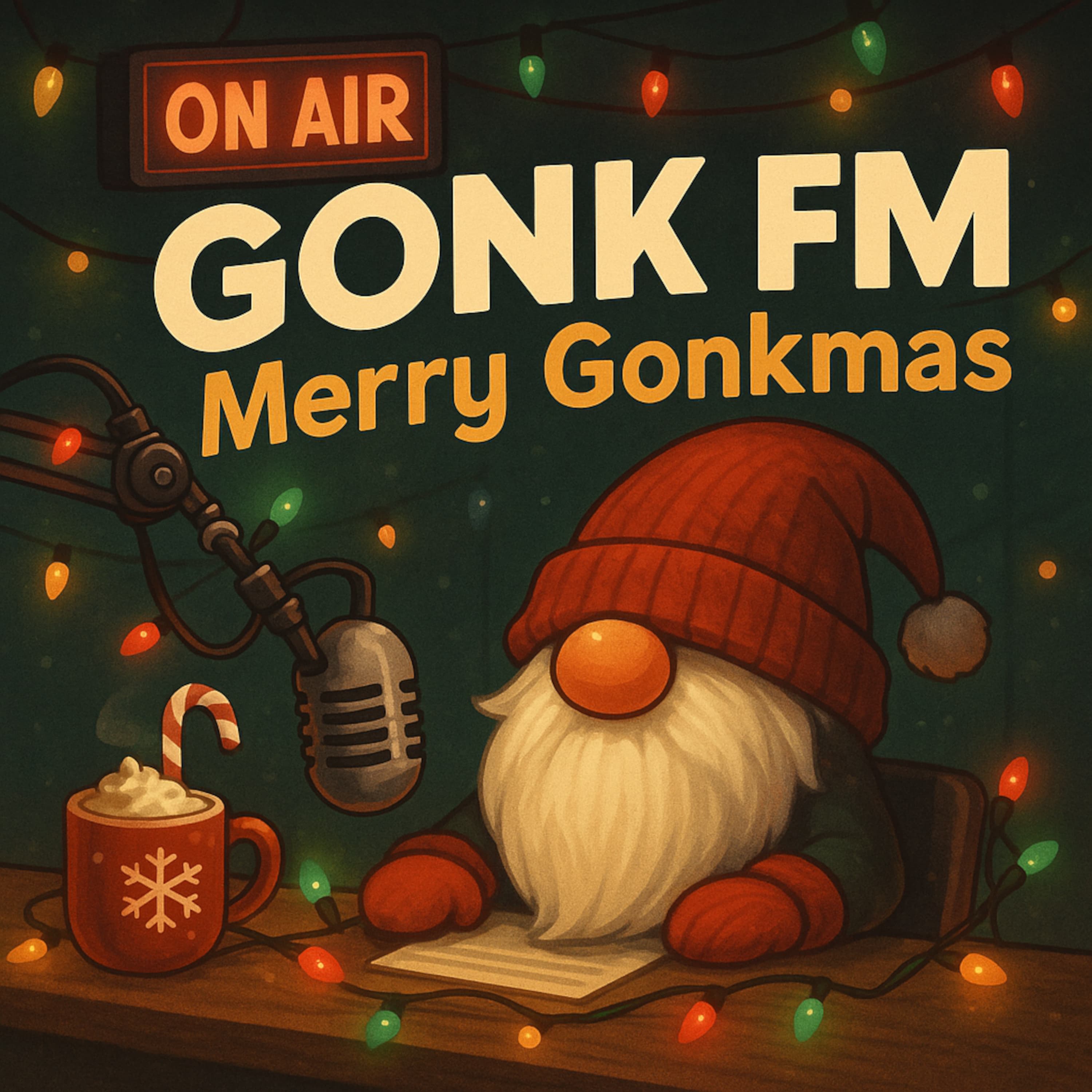 Gonk FM - Merry Gonkmas - Christmas 2025 (NR-002) cover